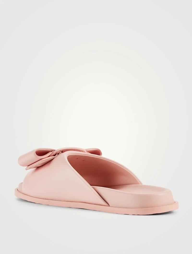 Viva Leather Slide Sandals