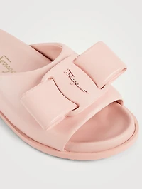 Viva Leather Slide Sandals
