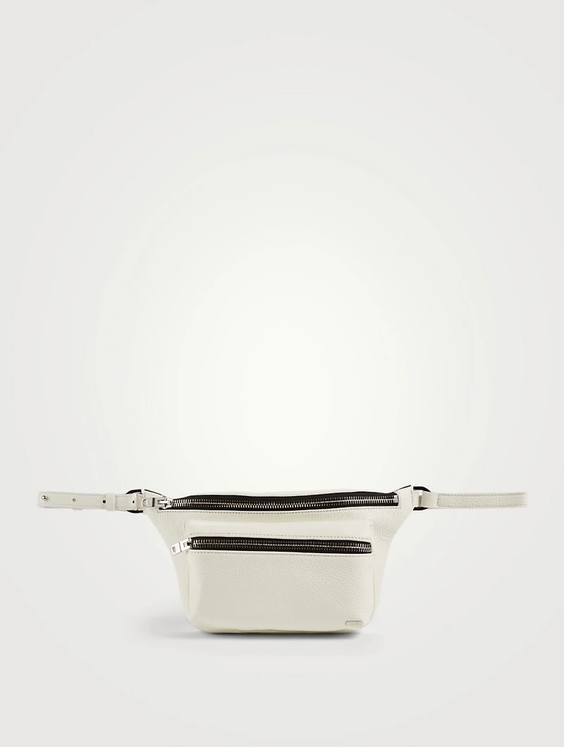 Leather Crossbody Belt Bag