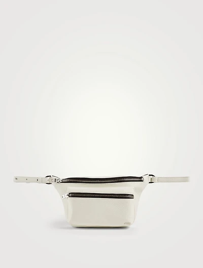 Leather Crossbody Belt Bag