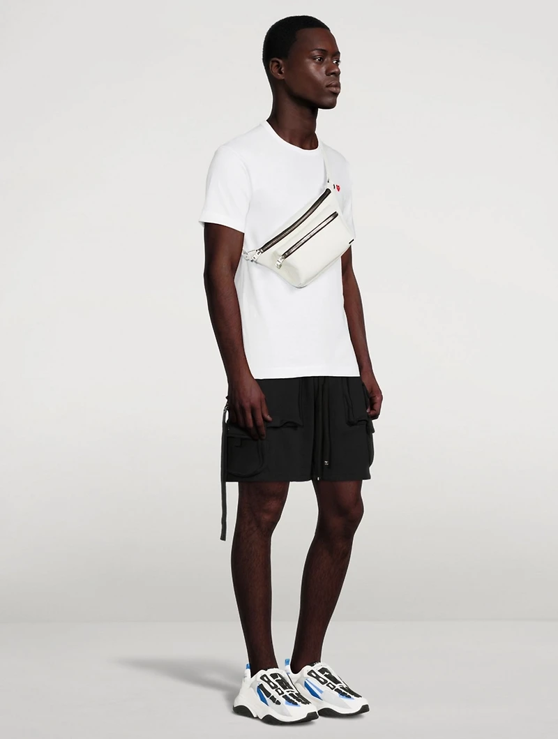 Leather Crossbody Belt Bag