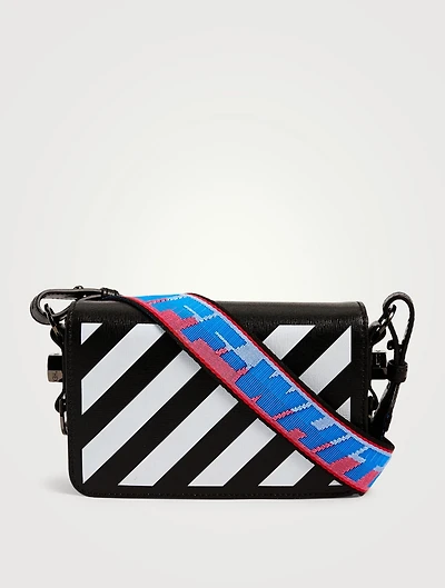 Mini Diag Leather Crossbody Bag