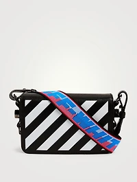 Mini Diag Leather Crossbody Bag
