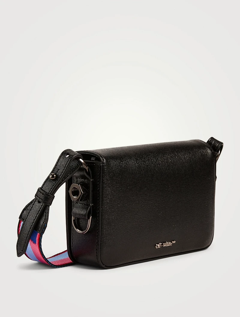 Mini Diag Leather Crossbody Bag
