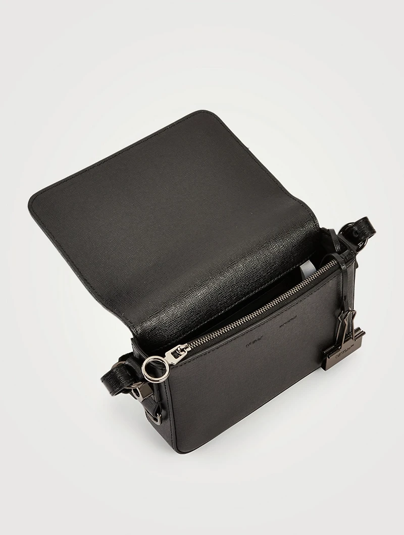 Mini Logo Leather Crossbody Bag