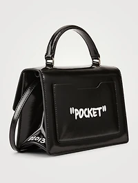 Jitney 1.4 Quote Leather Top Handle Bag