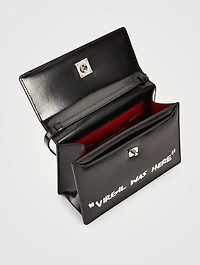 Jitney 1.4 Quote Leather Top Handle Bag