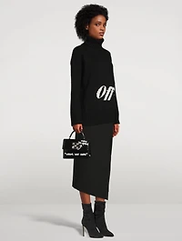 Jitney 1.4 Quote Leather Top Handle Bag