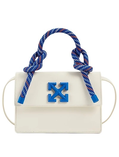 Gummy Jitney Rope Leather Top Handle Bag