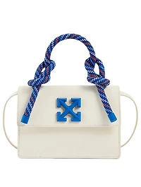 Gummy Jitney Rope Leather Top Handle Bag