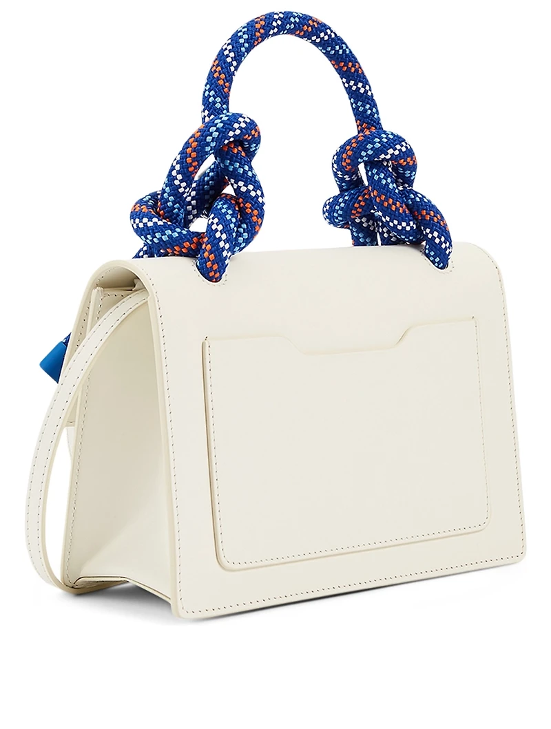 Gummy Jitney Rope Leather Top Handle Bag