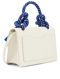 Gummy Jitney Rope Leather Top Handle Bag