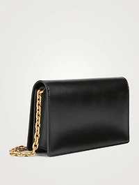 Jitney 0.5 Twist Leather Crossbody Chain Bag