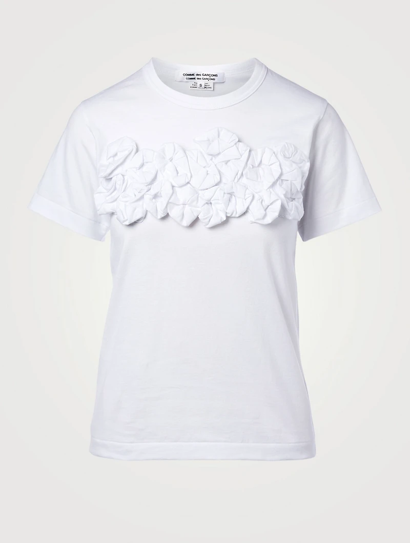 Cotton Jersey Applique T-Shirt