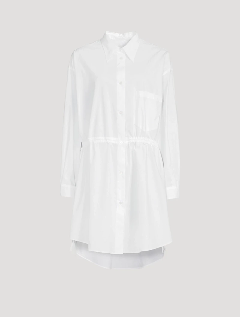 Cotton Poplin Shirt Dress