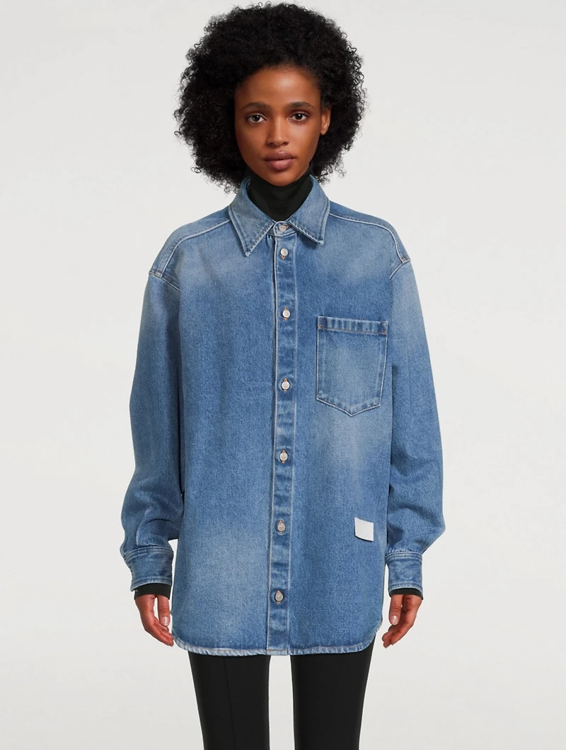 Oversized Denim Shirt