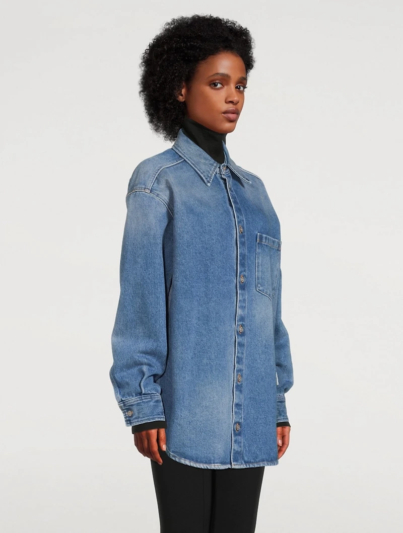 Oversized Denim Shirt