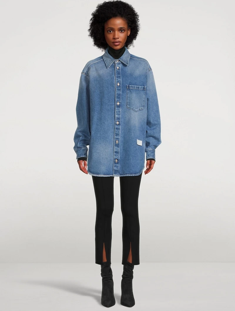 Oversized Denim Shirt