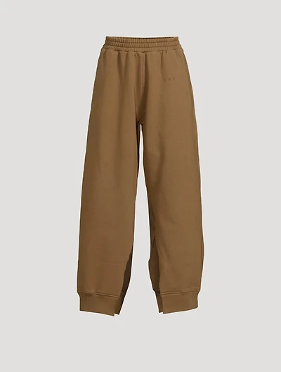 Cotton Split Sweatpants