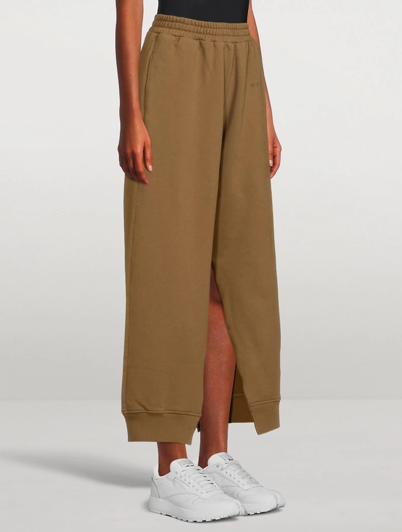 Cotton Split Sweatpants