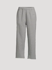Cotton Cropped Sweatpants