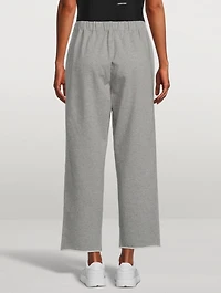 Cotton Cropped Sweatpants