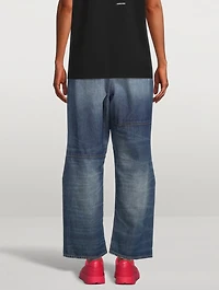 Elasticated Waistband Jeans