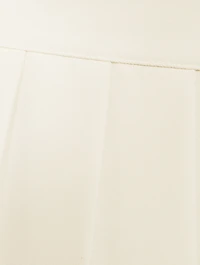 Asymmetrical Pleated Midi Skirt