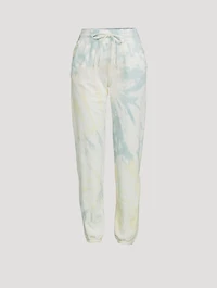 Weekend Terry Cotton Sweatpants Tie Dye Print