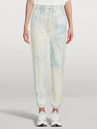 Weekend Terry Cotton Sweatpants Tie Dye Print