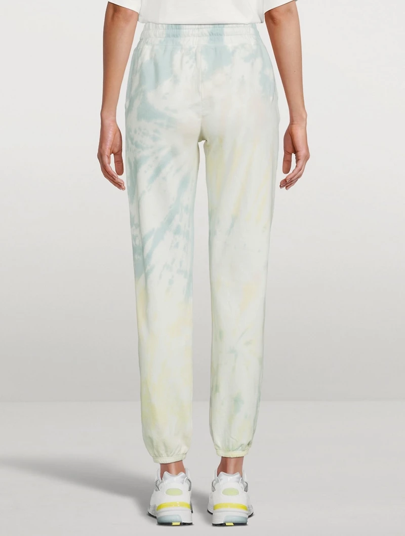 Weekend Terry Cotton Sweatpants Tie Dye Print