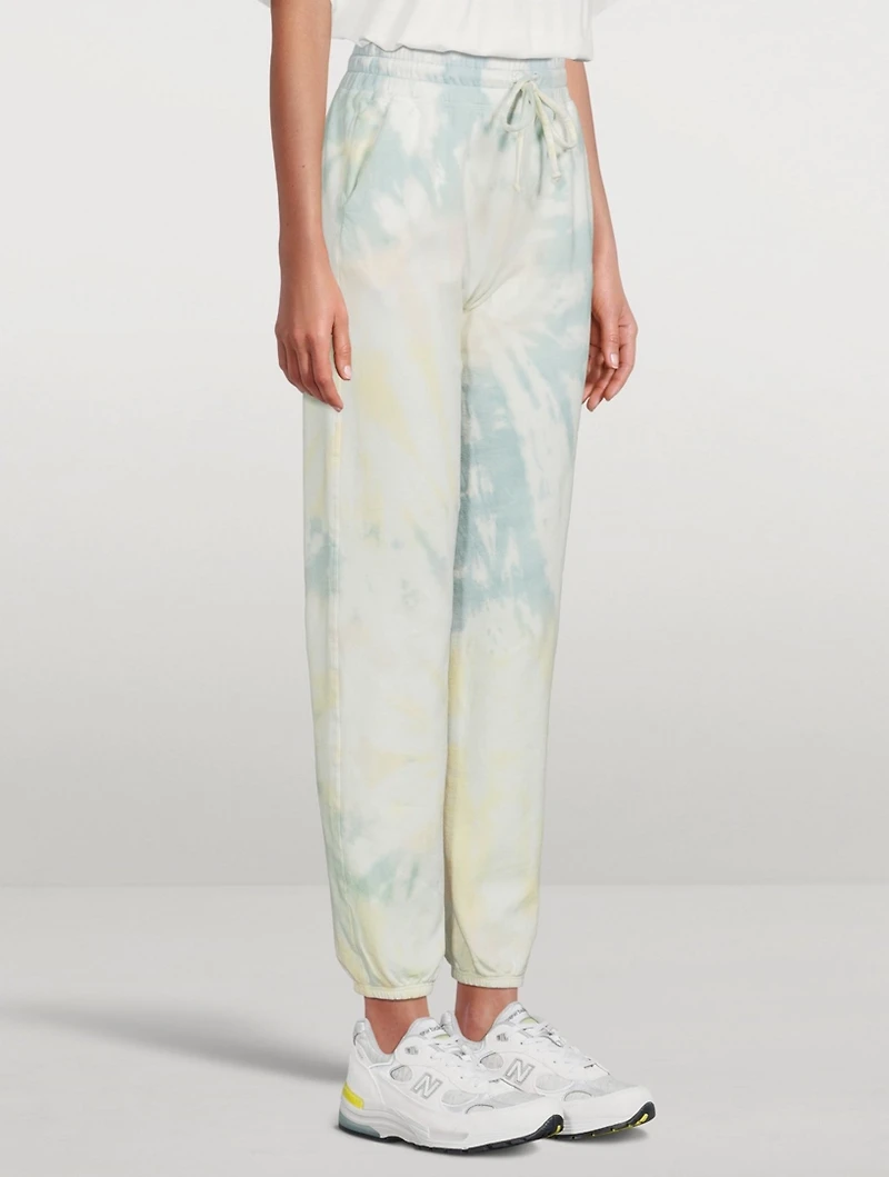 Weekend Terry Cotton Sweatpants Tie Dye Print