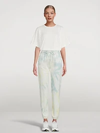 Weekend Terry Cotton Sweatpants Tie Dye Print