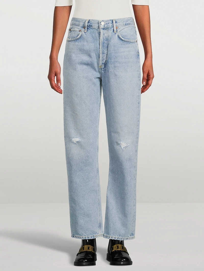 90's Pinch High-Waisted Jeans