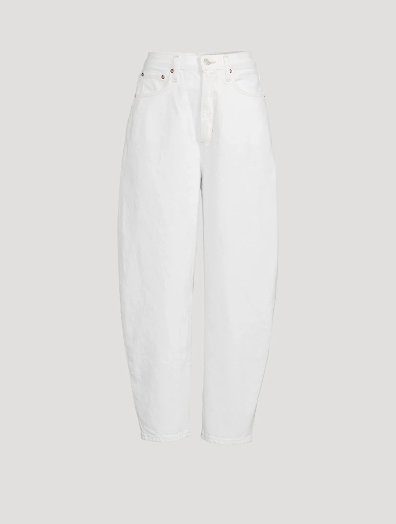 Balloon Curved High-Waisted Jeans