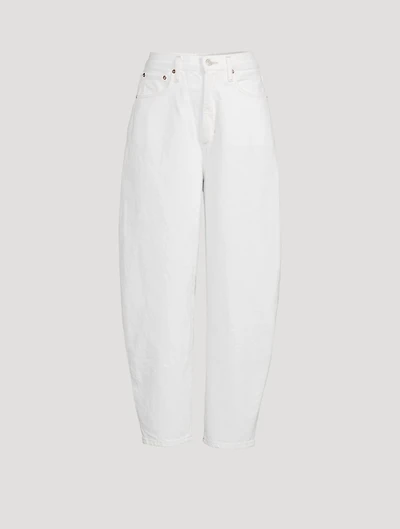Balloon Curved High-Waisted Jeans