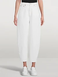 Balloon Curved High-Waisted Jeans