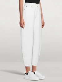 Balloon Curved High-Waisted Jeans