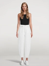 Balloon Curved High-Waisted Jeans