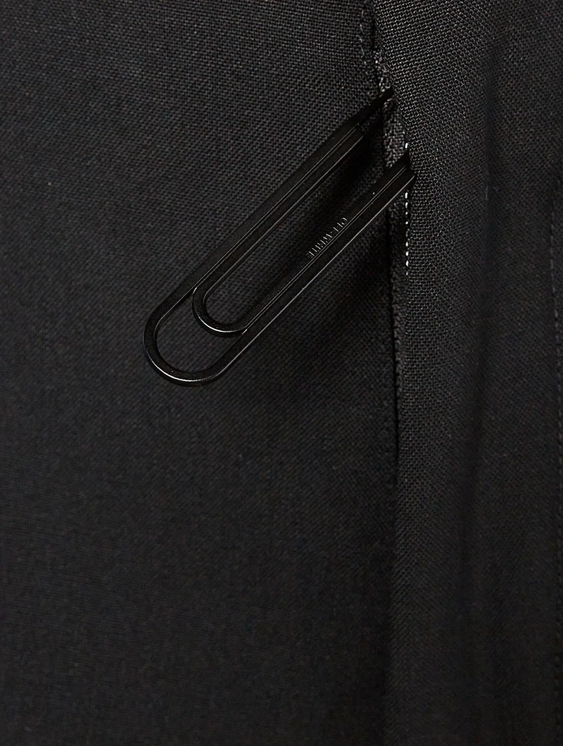 Wool And Mohair Straight-Leg Pants
