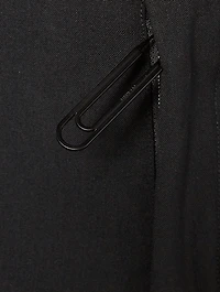 Wool And Mohair Straight-Leg Pants