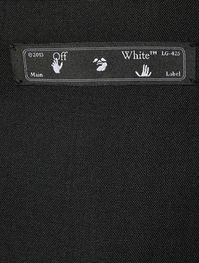 Wool And Mohair Straight-Leg Pants