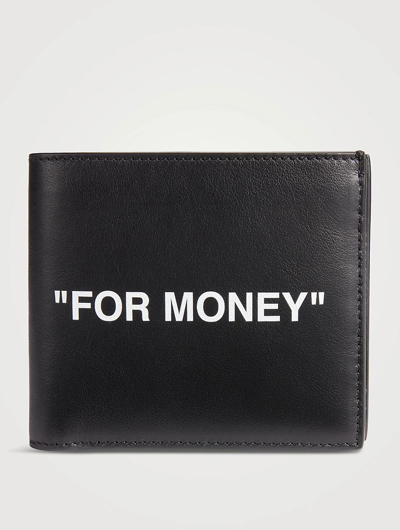 Leather Double Fold Wallet