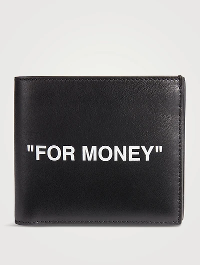 Leather Double Fold Wallet
