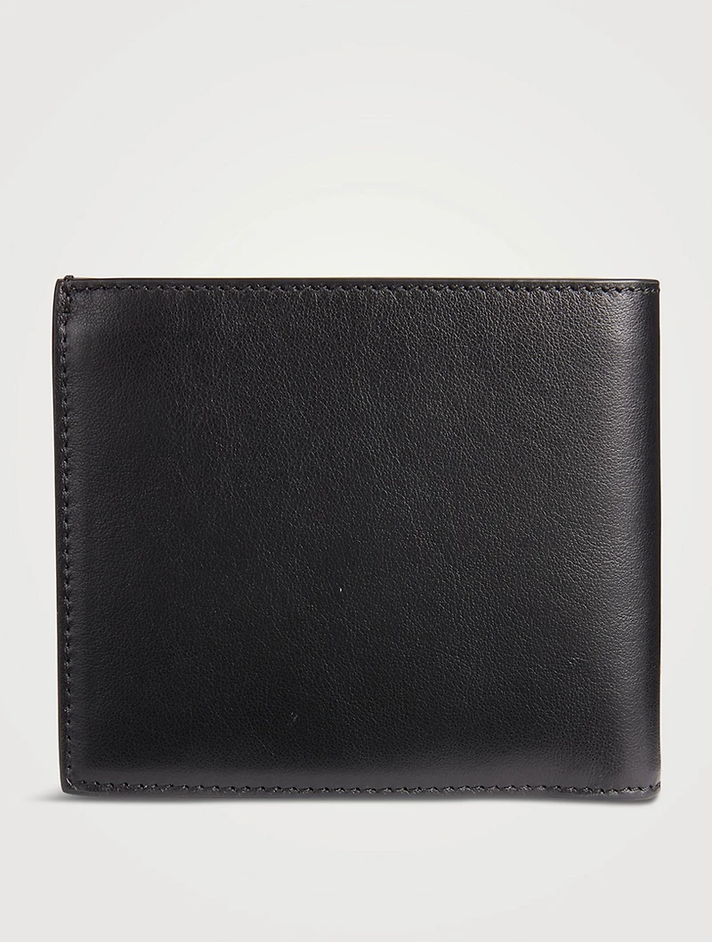 Leather Double Fold Wallet