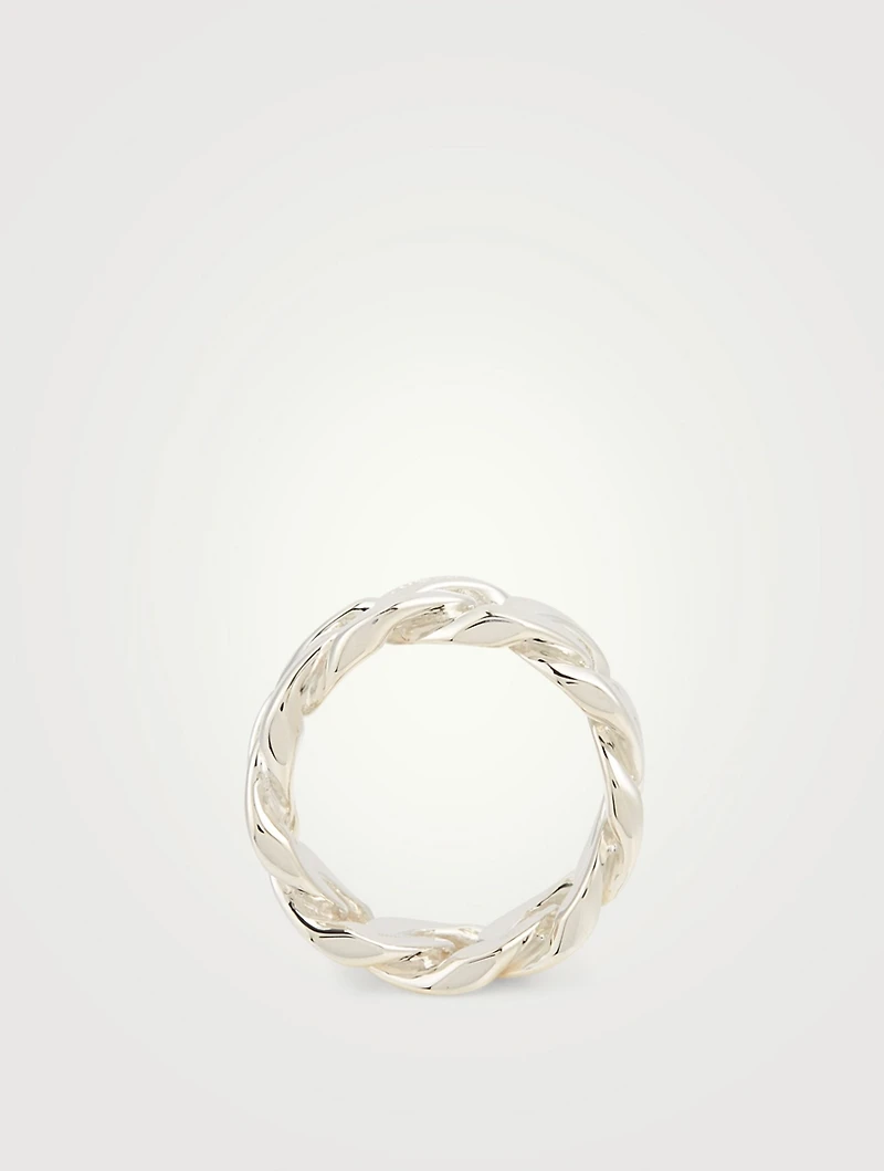 Sterling Silver Chain Ring 3