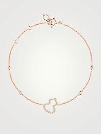 Petite Wulu 18K Rose Gold Bracelet With Diamonds