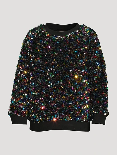 Kids Fleece Sequin Sweatshirt