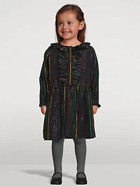 Kids Lurex Stripe Dress