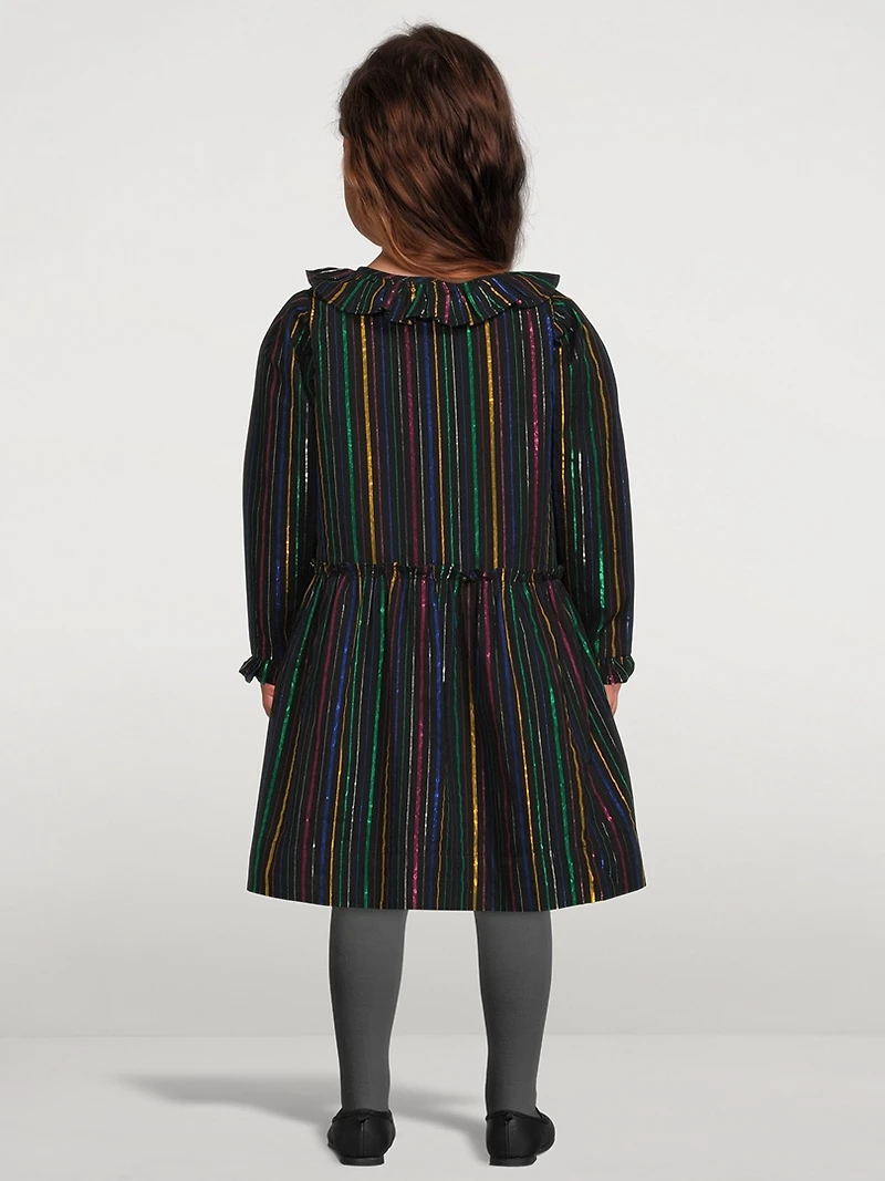 Kids Lurex Stripe Dress